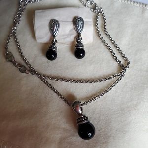 Retired earrings & necklace set